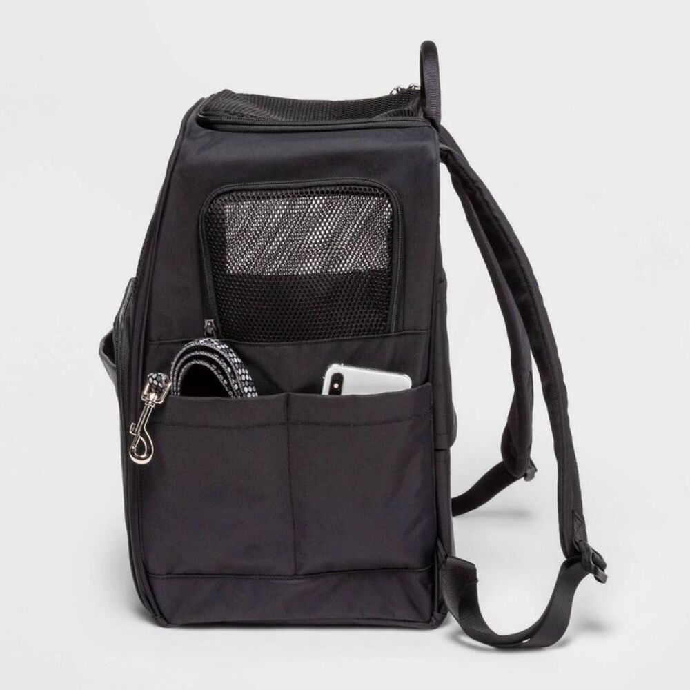 Open Story - Signature Pet Dog Carrier Backpack Black - Open St Black - Picture 2 of 4
